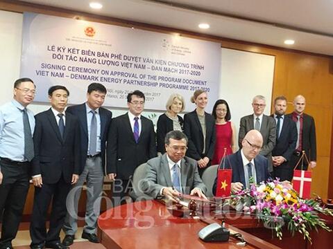 Việt Nam – Đan Mạch: Phê duyệt Chương trình Hợp tác đối tác năng lượng giai đoạn 2017-2020
